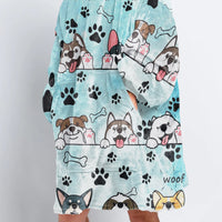 Load image into Gallery viewer, Woof Woof - Dog Mom Blanket Hoodie
