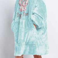 Load image into Gallery viewer, Lagoon Cherry Blossom - Dog Mom Wearable Blanket
