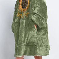 Load image into Gallery viewer, Sunflower Olive - Dog Mom Wearable Blanket
