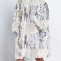 Load image into Gallery viewer, Jungle Safari Blanket Hoodie
