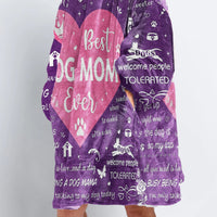 Load image into Gallery viewer, Best Dog Mom Ever - Dog Mom Wearable Blanket
