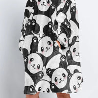 Load image into Gallery viewer, Cute Panda Blanket Hoodie
