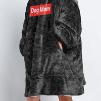 Load image into Gallery viewer, Camo Dog Mom - Dog Mom Wearable Blanket
