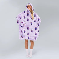 Load image into Gallery viewer, Dumb Bitch Juice Blanket Hoodie
