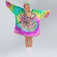 Load image into Gallery viewer, Hippie Dreamers Blanket Hoodie
