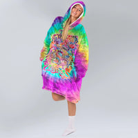 Load image into Gallery viewer, Hippie Dreamers Blanket Hoodie
