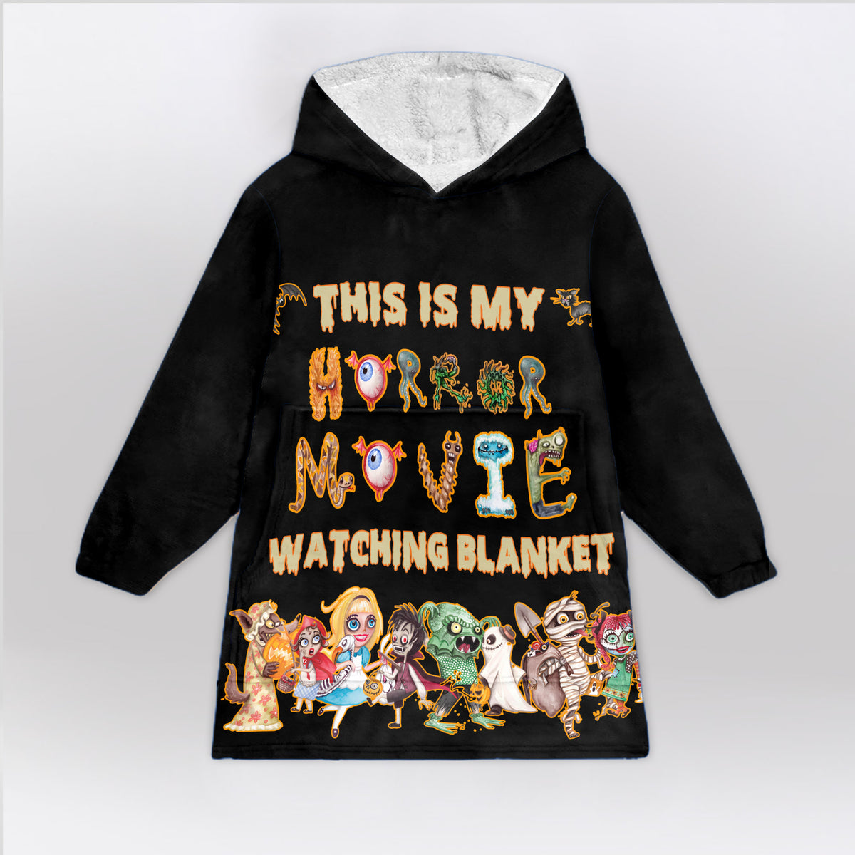 This Is My Horror Movies Watching Blanket Hoodie