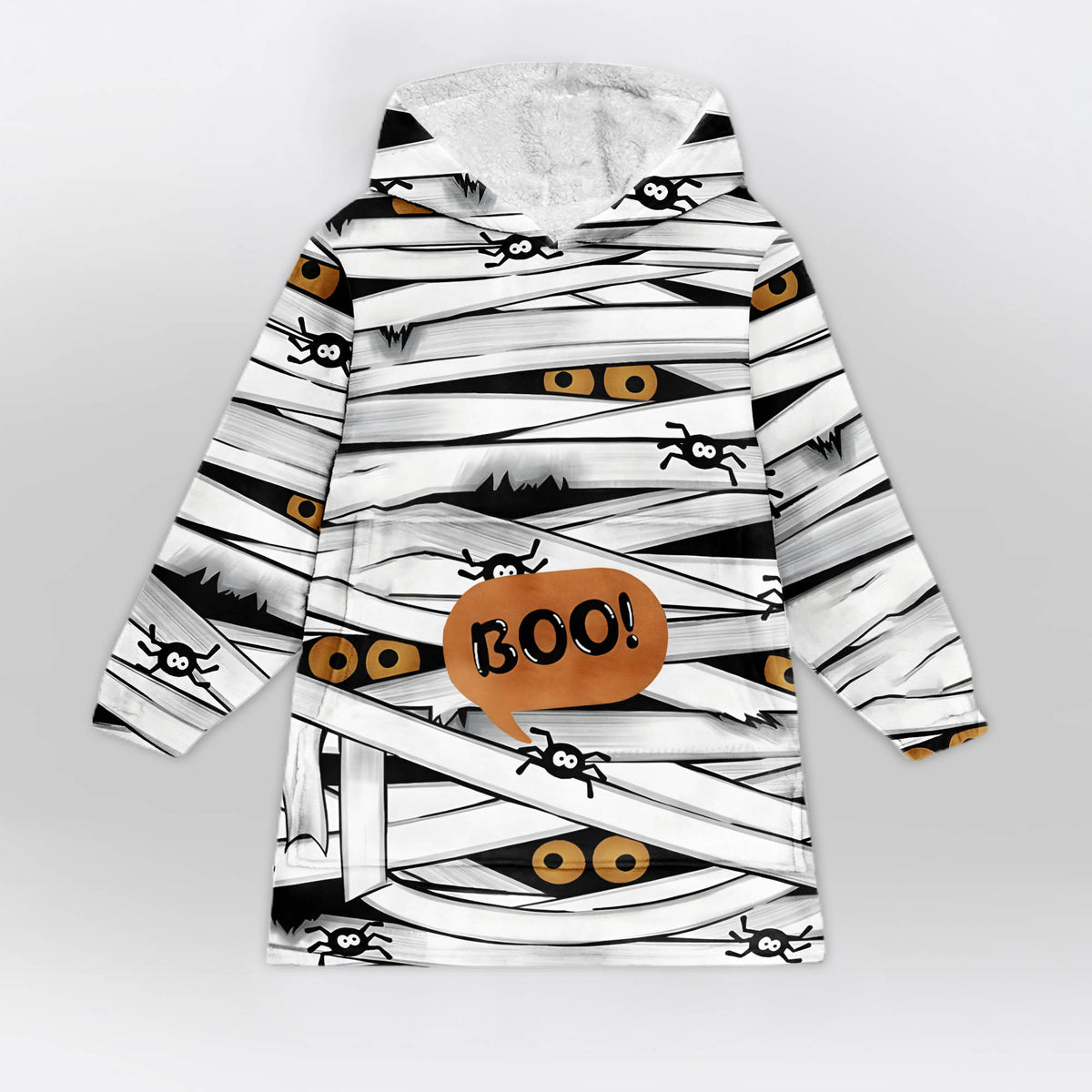 Halloween Mummy Boo Blanket Hoodie