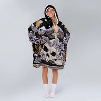 Load image into Gallery viewer, Mushroom Skeleton Blanket Hoodie
