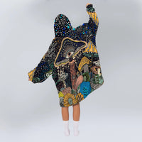 Load image into Gallery viewer, Mushroom Eyes Blanket Hoodie
