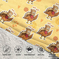 Load image into Gallery viewer, Turkey Cat Blanket Hoodie
