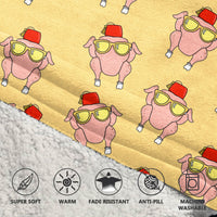 Load image into Gallery viewer, Friendsgiving Turkey Blanket Hoodie
