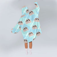 Load image into Gallery viewer, Raccoon Blanket Hoodie
