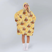 Load image into Gallery viewer, Turkey Cat Blanket Hoodie

