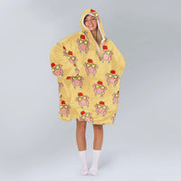 Load image into Gallery viewer, Friendsgiving Turkey Blanket Hoodie
