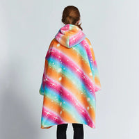 Load image into Gallery viewer, Kids Rainbow Blanket Hoodie
