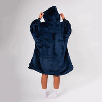 Load image into Gallery viewer, Navy Blue Blanket Hoodie
