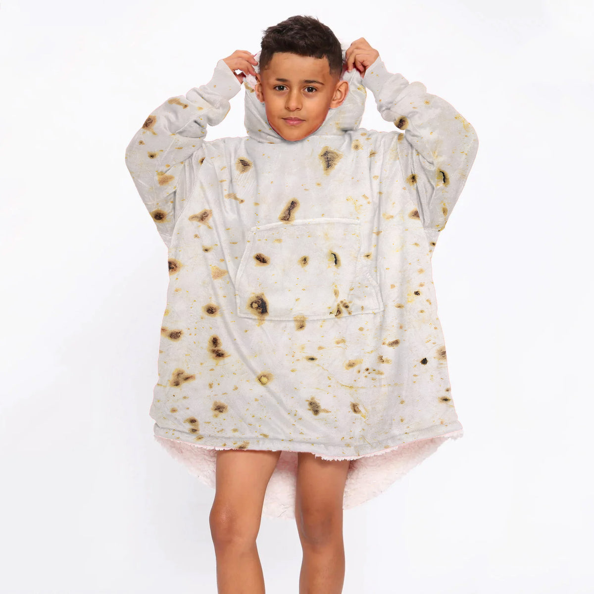 Kids Burritos Tortilla Blanket Hoodie