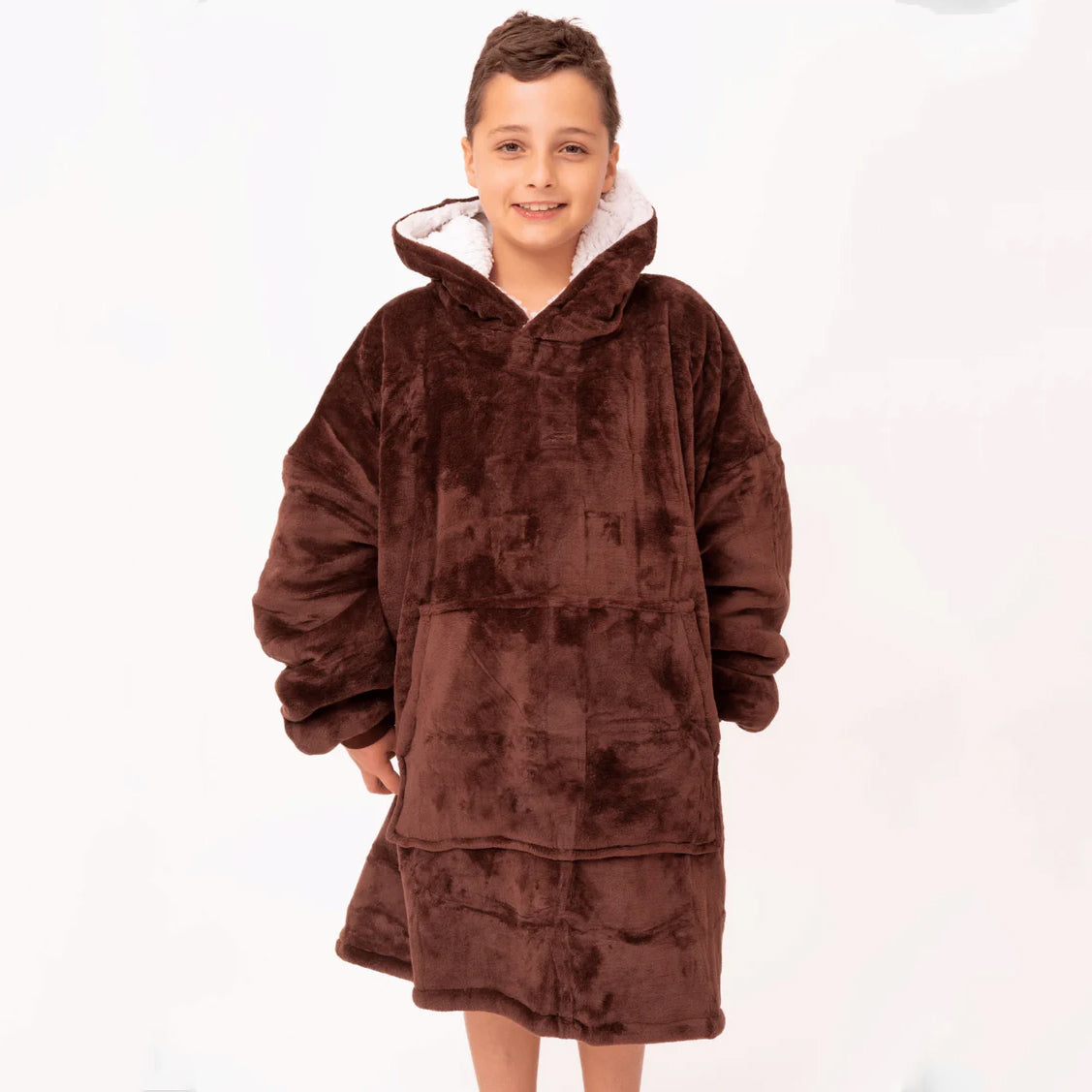 Kids Chocolate Blanket Hoodie