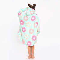 Load image into Gallery viewer, Kids Donut Blanket Hoodie
