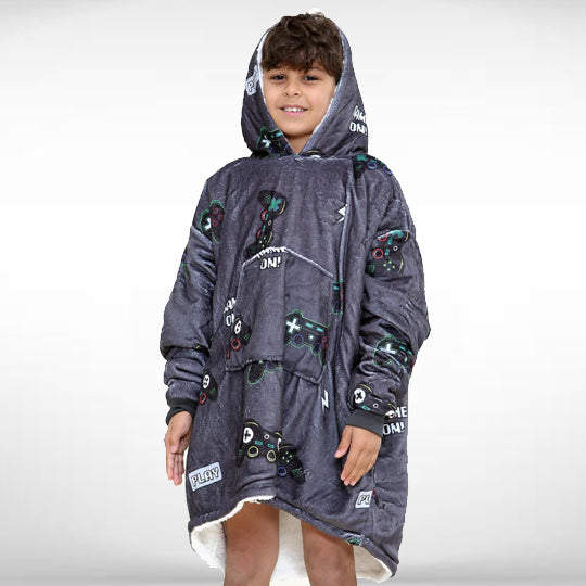 Kids Gamer Blanket Hoodie