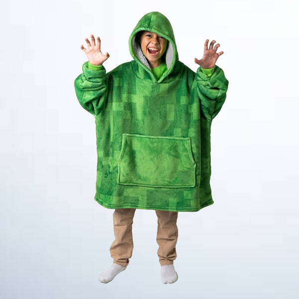 Green blanket hoodie sale