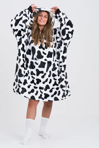 Load image into Gallery viewer, Cow Blanket Hoodie
