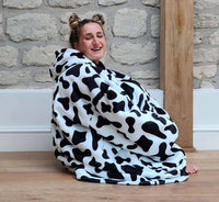 Load image into Gallery viewer, Cow Blanket Hoodie
