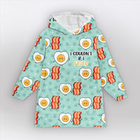 Load image into Gallery viewer, Bacon &amp; Egg Couple Blanket Hoodies
