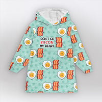 Load image into Gallery viewer, Bacon &amp; Egg Couple Blanket Hoodies
