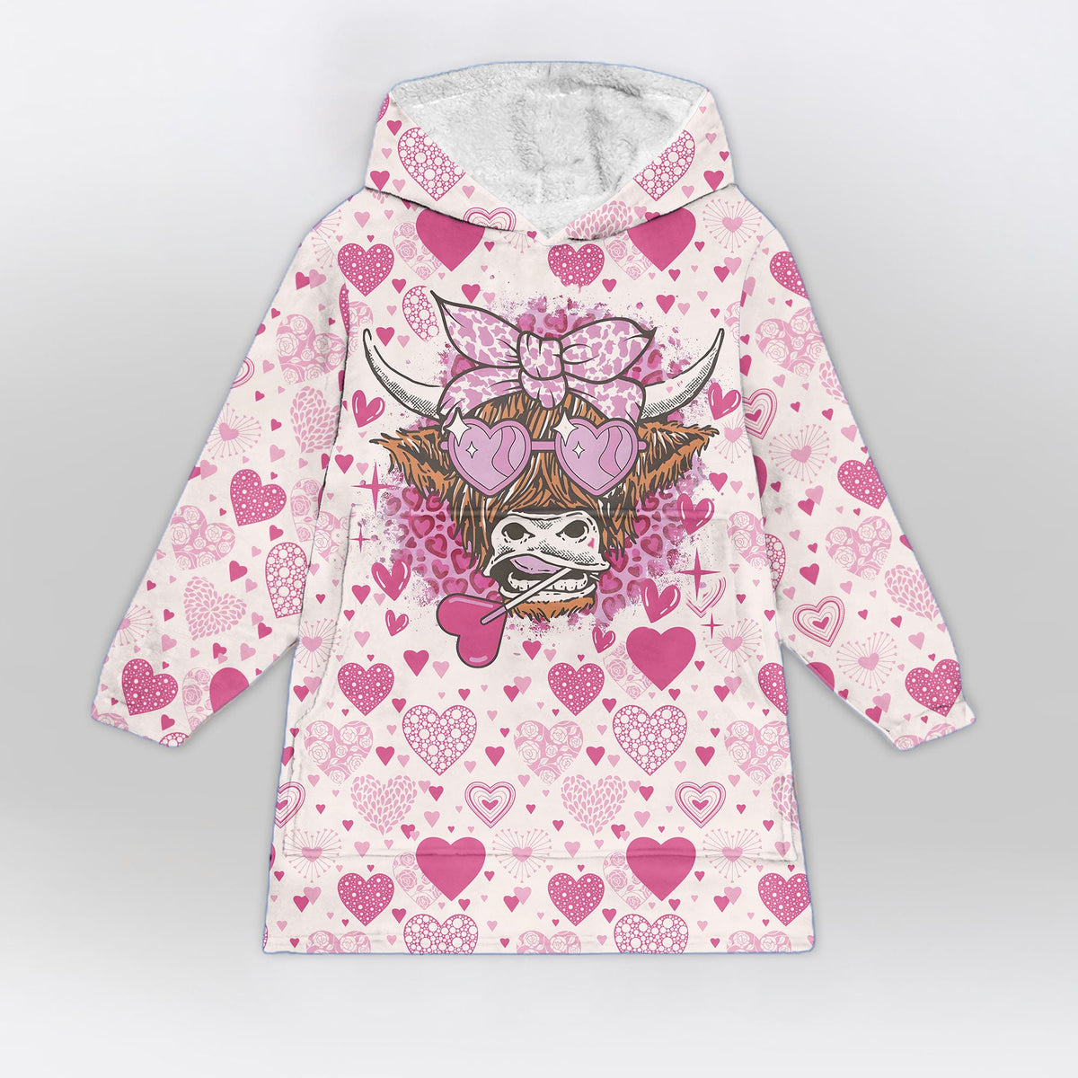 Valentine Western Blanket Hoodie