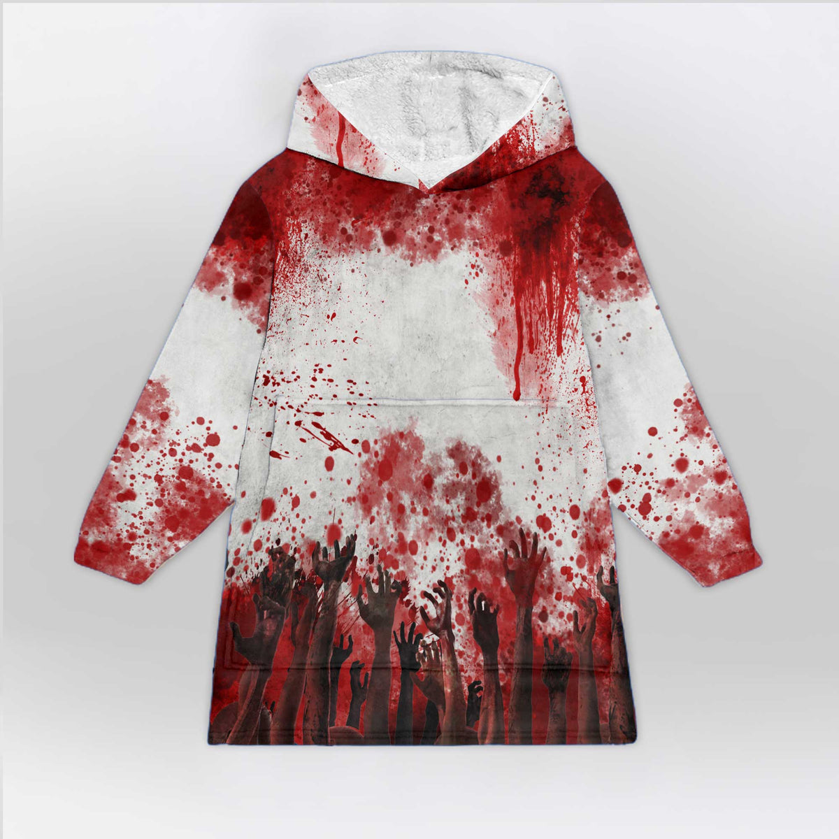 Bloody Hands Blanket Hoodie