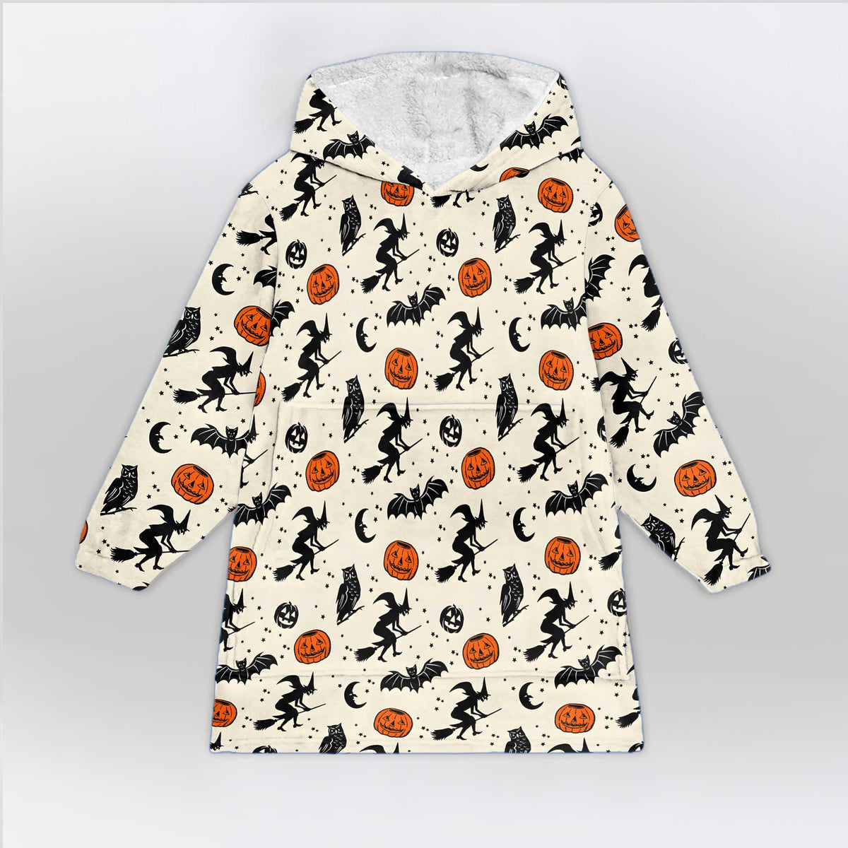 Halloween Witch Blanket Hoodie