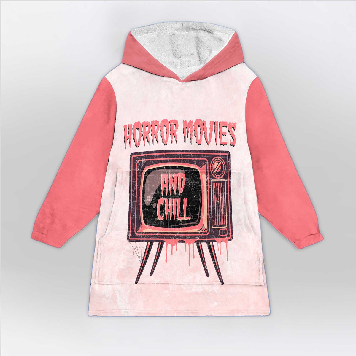 Horror Movie and Chill Blanket Hoodie