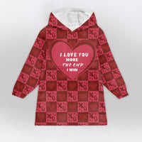 Load image into Gallery viewer, I Love You More Blanket Hoodie
