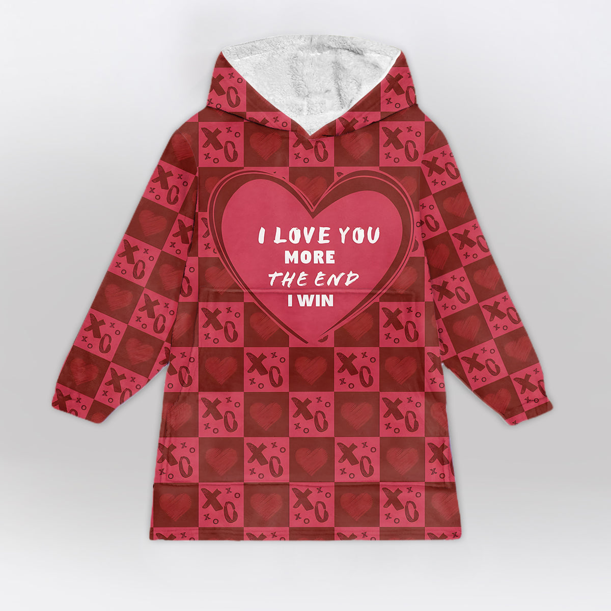 I Love You More Blanket Hoodie