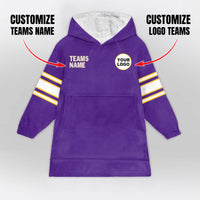 Load image into Gallery viewer, Minnesota Football Blanket Hoodie
