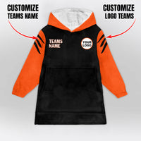 Load image into Gallery viewer, Cincinnati Football Blanket Hoodie
