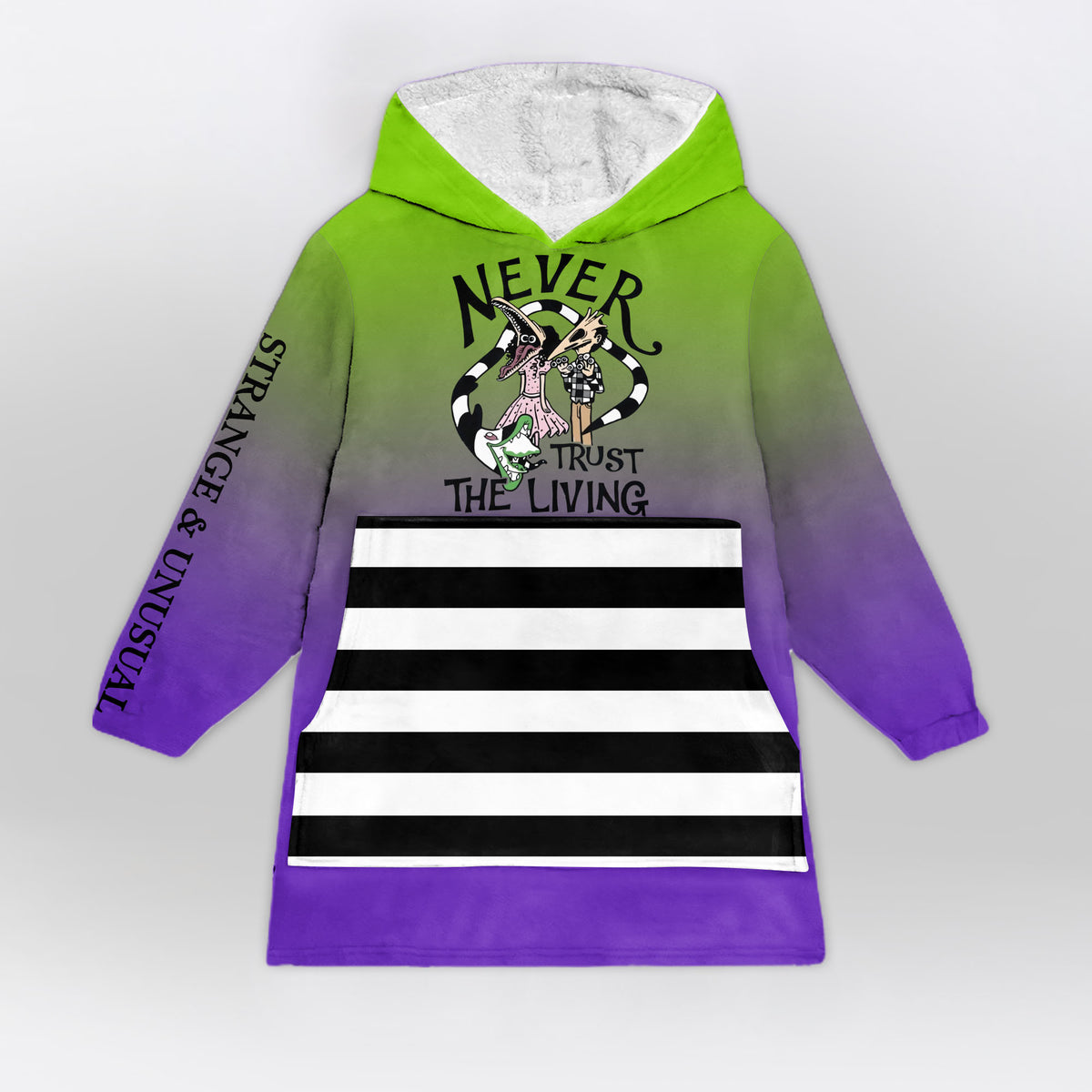 Beetle Never Trust The Living Blanket Hoodie