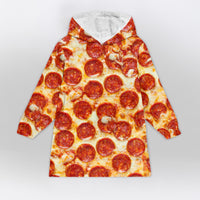 Load image into Gallery viewer, Round Taco Blanket Hoodie
