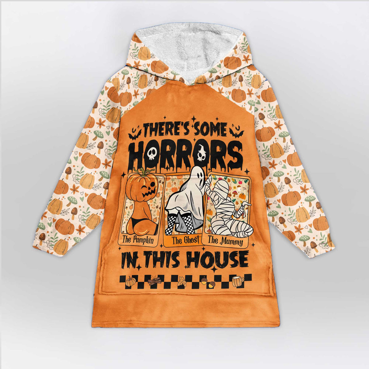 There's Some Horror In This House Blanket Hoodie