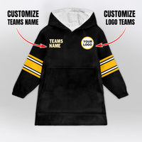 Load image into Gallery viewer, Custom Pittsburgh Blanket Hoodie
