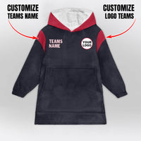 Load image into Gallery viewer, Houston Football Blanket Hoodie
