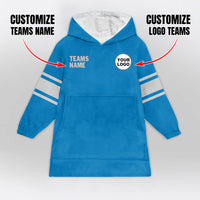 Load image into Gallery viewer, Detroit Football Blanket Hoodie
