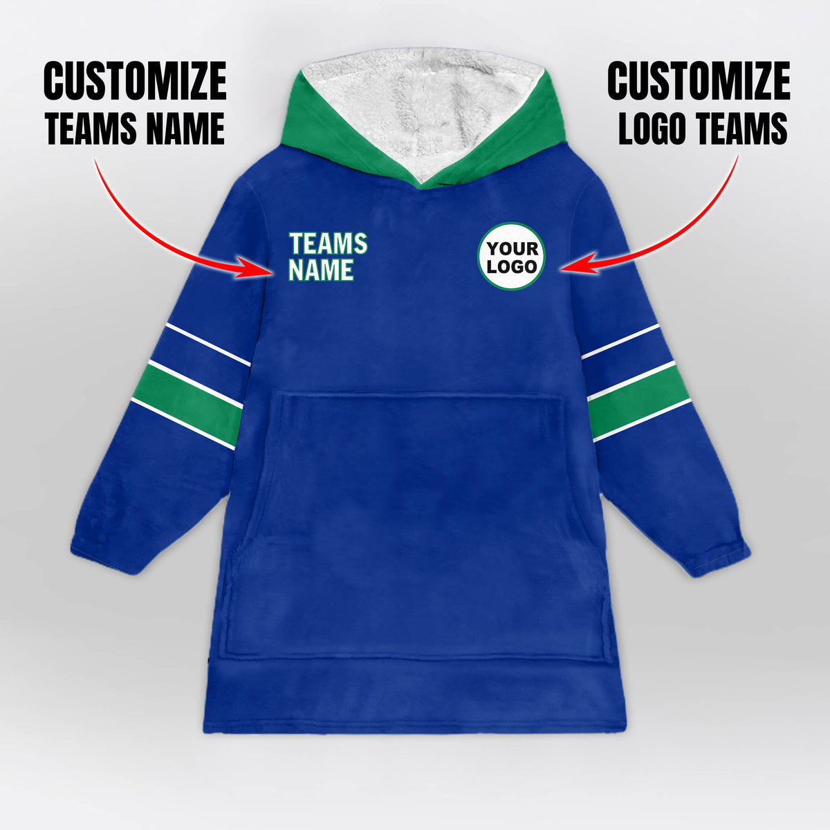 Seattle Football Blanket Hoodie