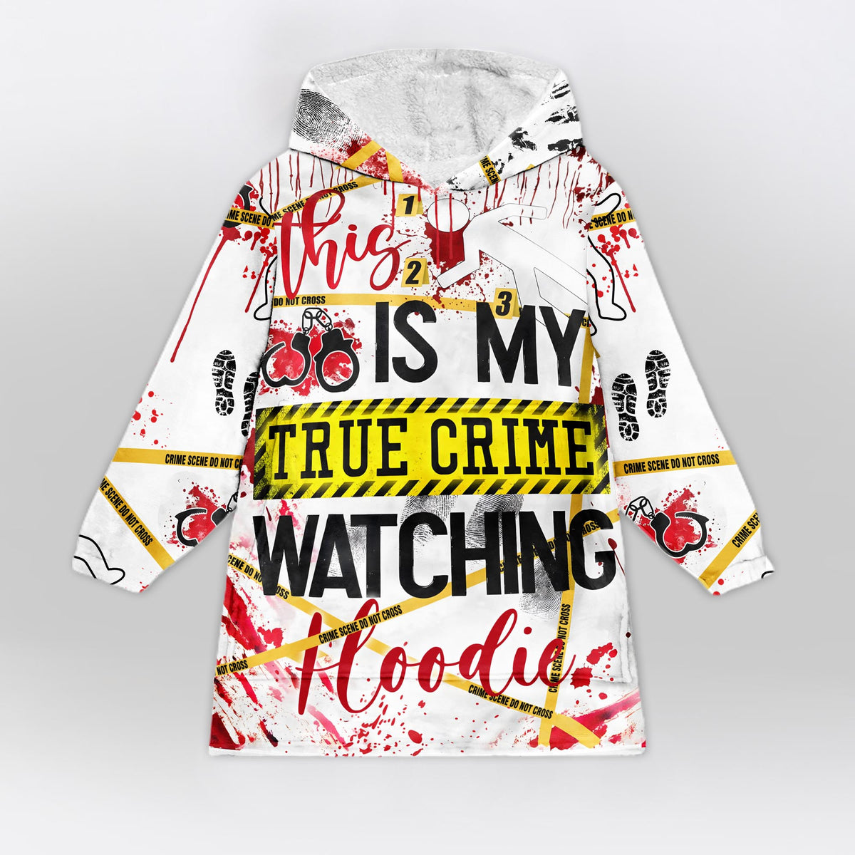 This Is My True Crime Watching Blanket Hoodie