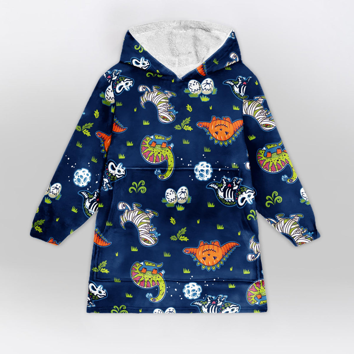 Halloween Dinosaur Blanket Hoodie