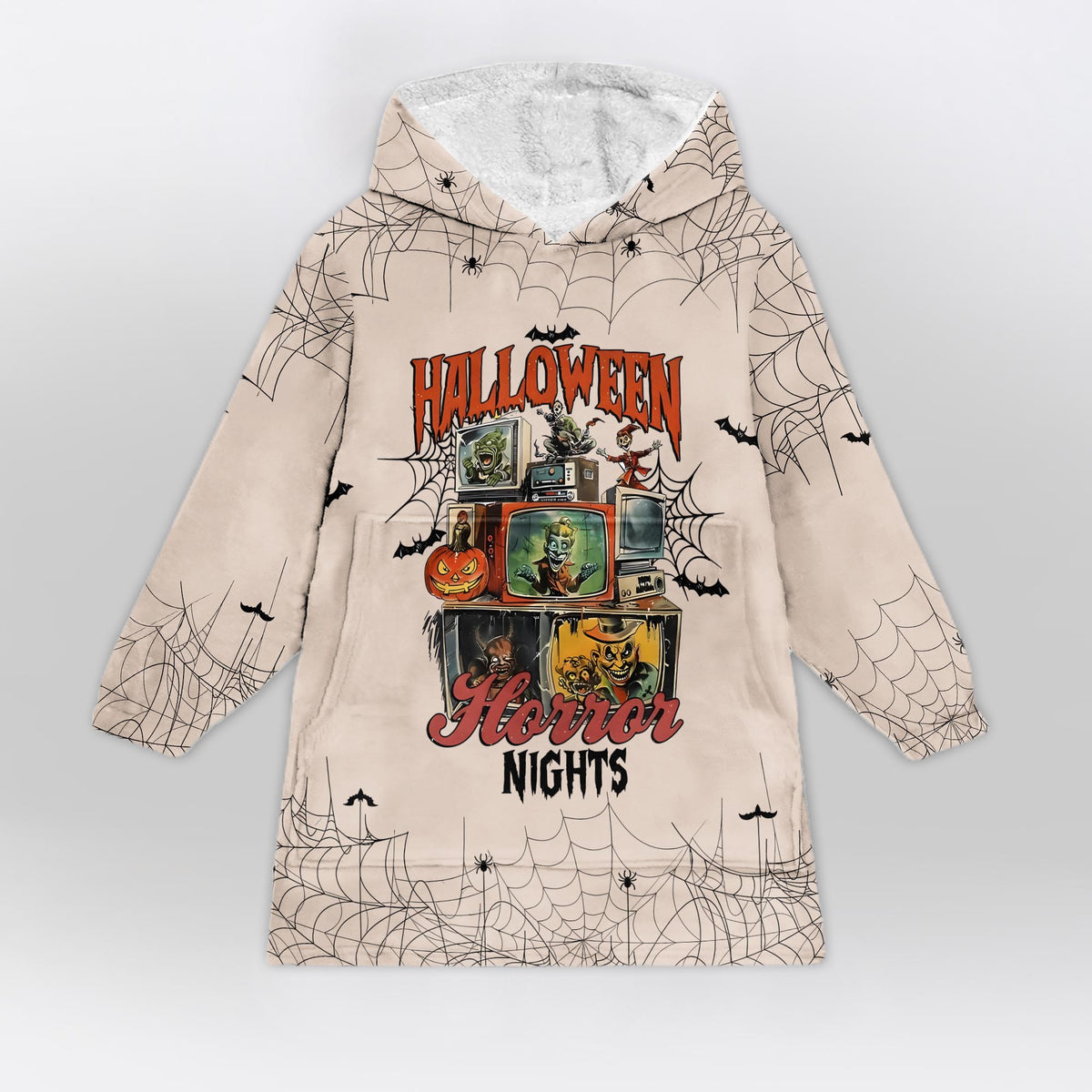 Halloween Horror Nights Blanket Hoodie