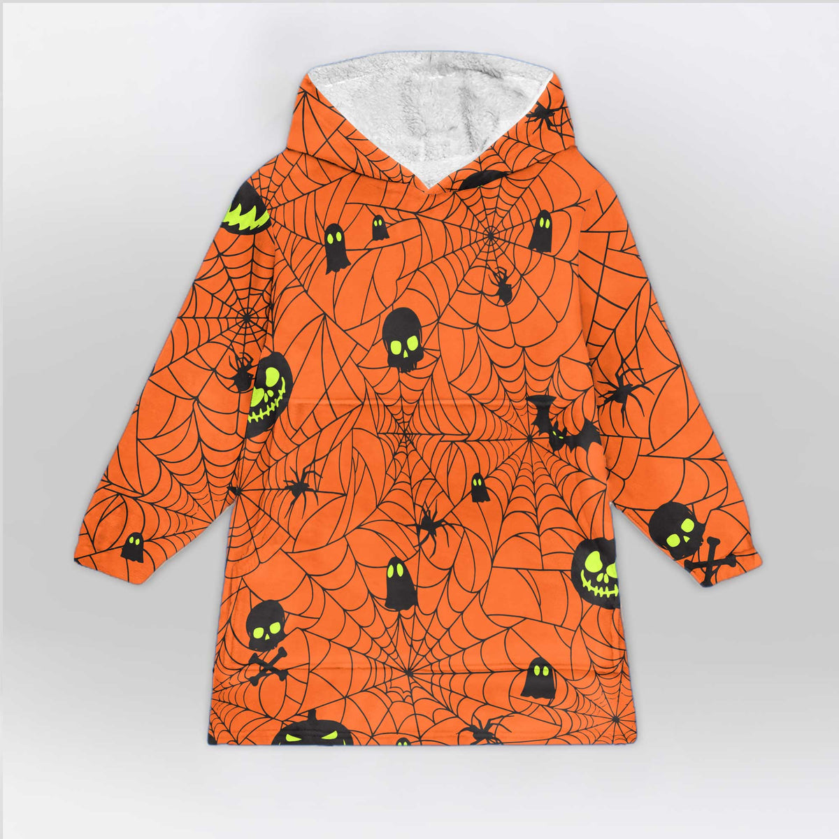 Skull Halloween Blanket Hoodie