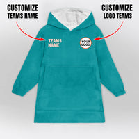 Load image into Gallery viewer, Miami Football Blanket Hoodie
